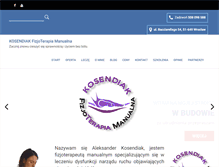 Tablet Screenshot of kosendiak.pl